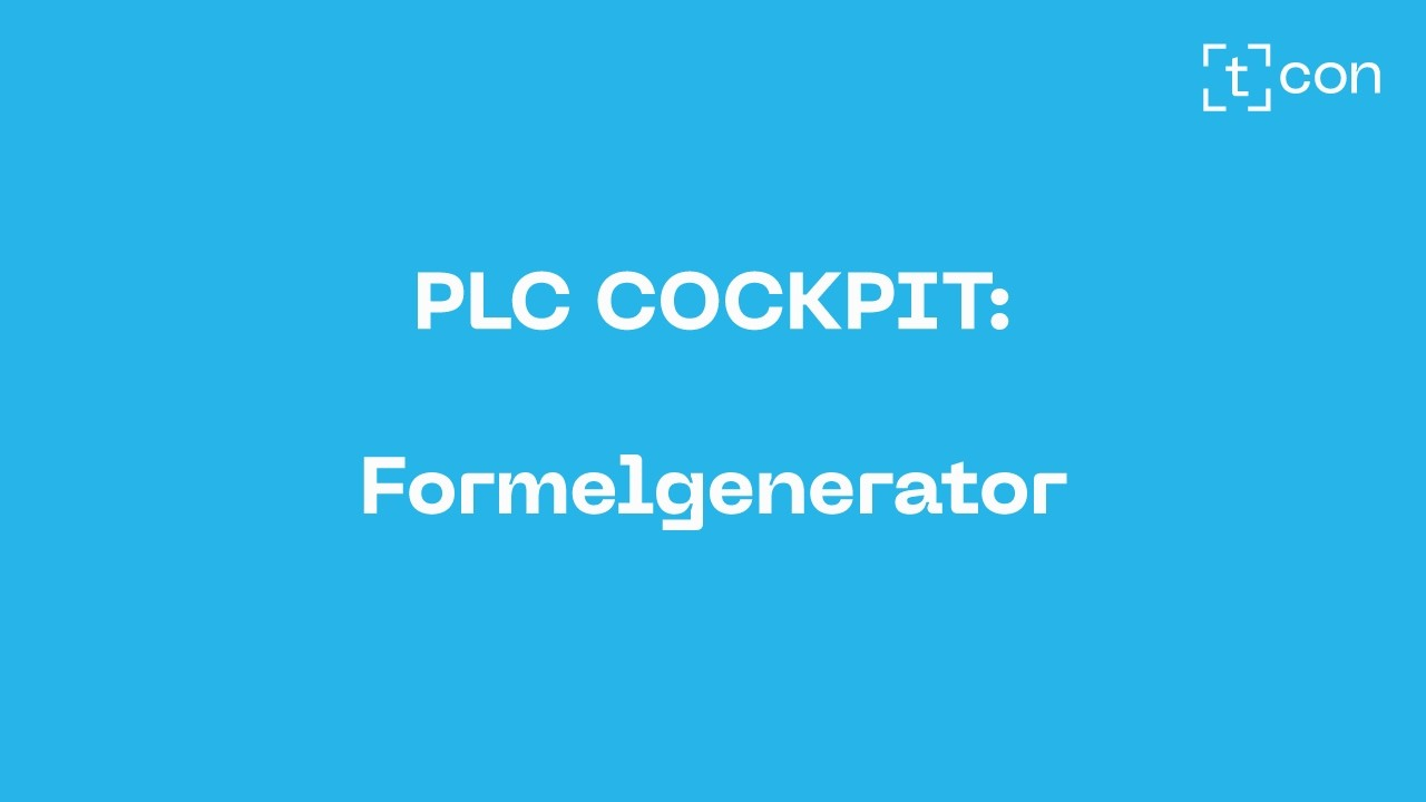 PLC Cockpit: Formelgenerator