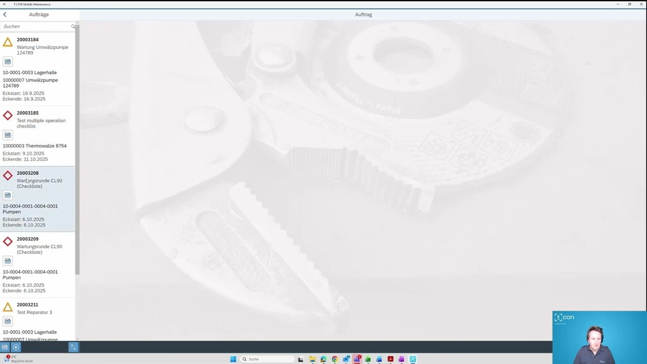 MAINTENANCE SUITE - Arbeitsvorrat