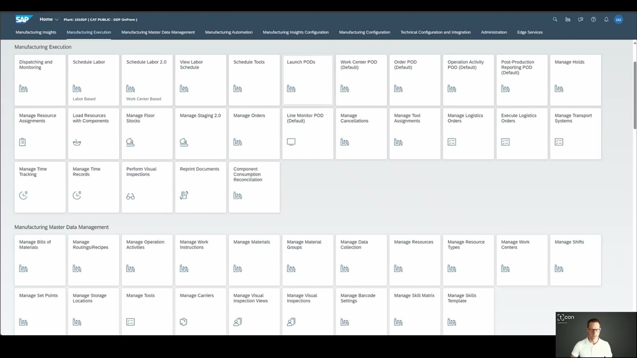 MES CAT Public – Macht SAP DM fit für die flächenbasierte Fertigung