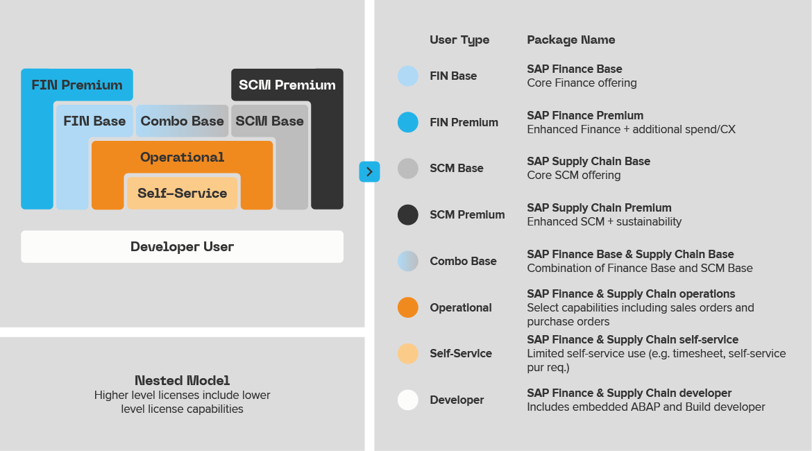 SAP Cloud ERP User Types