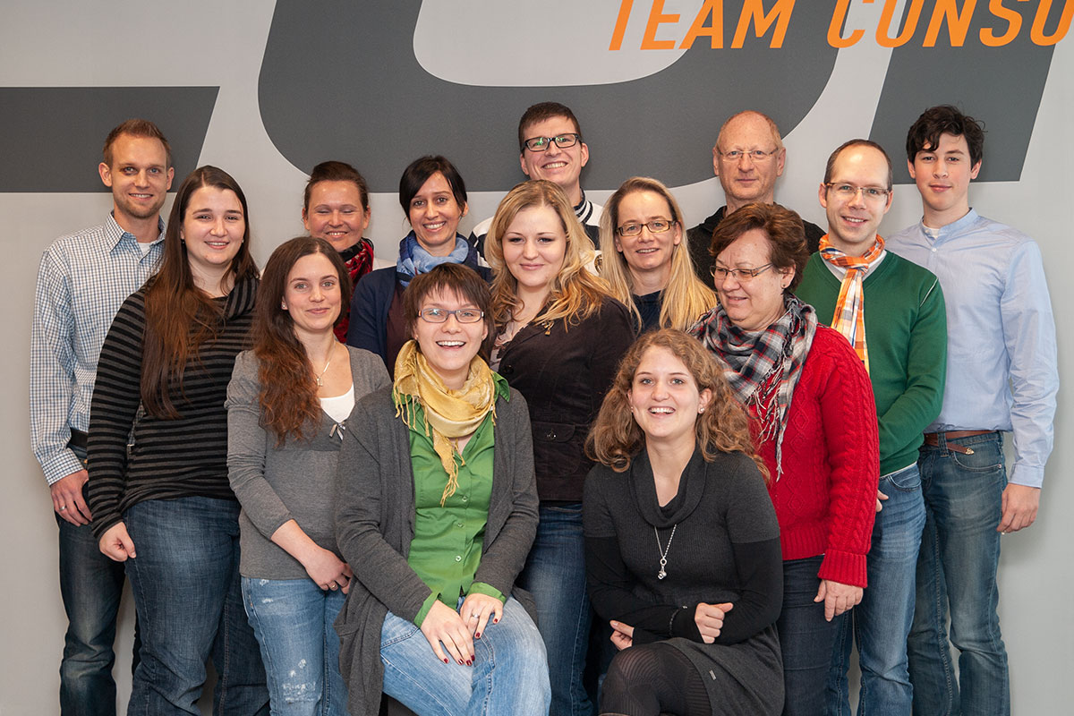 Gruppenfoto der T.CON Mitarbeitenden